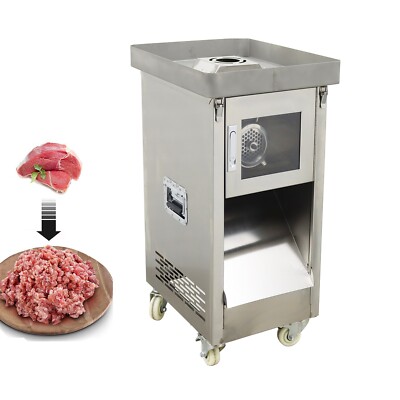 Meat Grinder 400kg/h Output Capacity with 8mm Plate Desktop Meat Grinder 110V