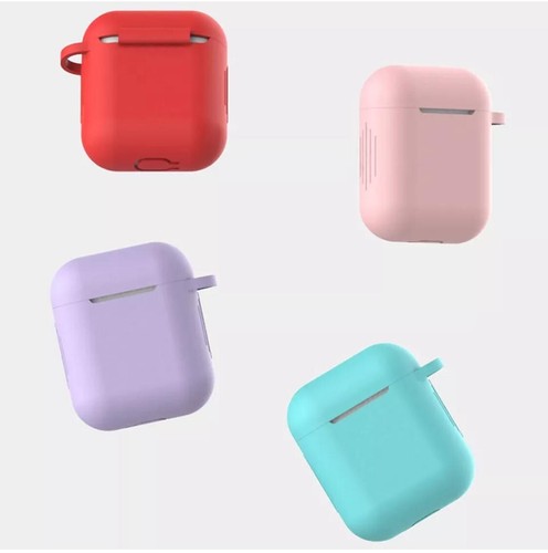 Nuova custodia in silicone auricolare protettiva per Apple Airpods custodia di ricarica clip - Foto 9 di 23