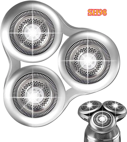SH98 Replacement Heads with Upper Base for Philips Norelco Shavers Series S9000 - Picture 2 of 12