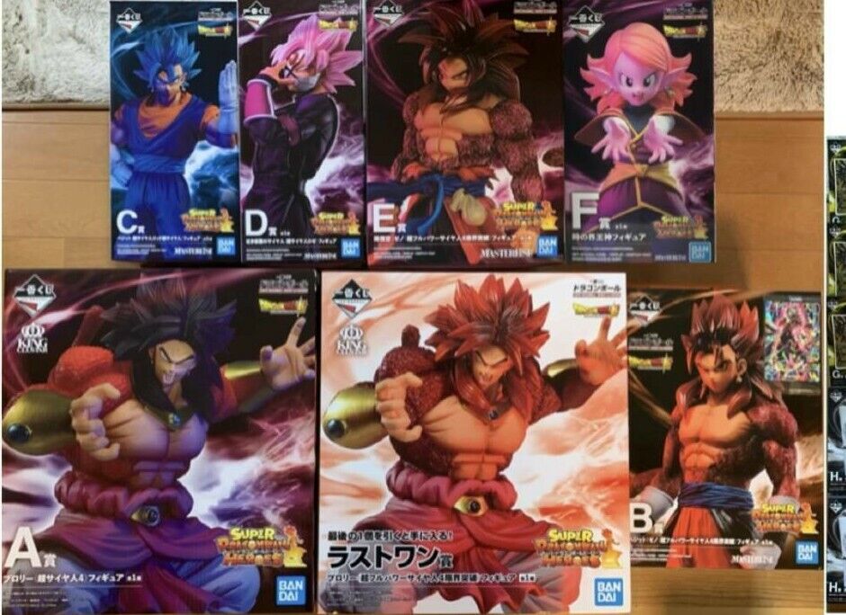 Dragon Ball Super Heroes 3rd Mission Figura Conjunto Completo, Ichiban kuji  Modelo de Ação Anime, Brinquedos