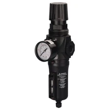 1/2" Inline/Modular Regulator/Water Separator, Made in USA #3411-22