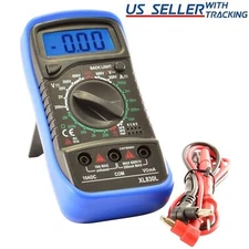 New Digital Multimeter AC DC Voltmeter Ammeter Ohmmeter Volt Tester Meter XL830L