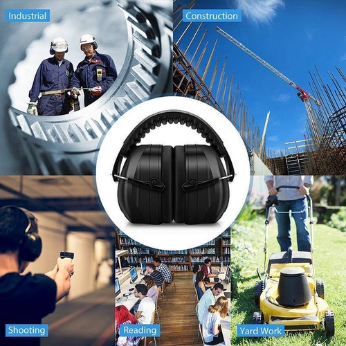 NEW Noise Cancelling Headphones Sound Blocking Ear Muffs Adult Ear Defenders UK - Bild 8 von 14