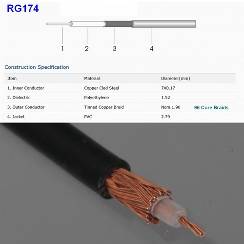 Fakra G 7031 GREY Male to SMB Male RF 0.5~15FT Cable For Car Radio RC Antenna - Picture 3 of 3