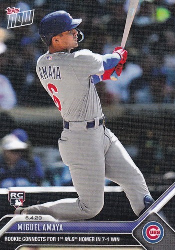 2023 Topps Now 387 Miguel Amaya