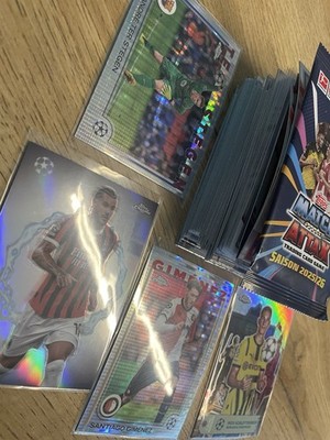 Topps Chrome 50 Karten Bulk + Premium Karten +Booster RC, Ter Stegen, Palmer #04