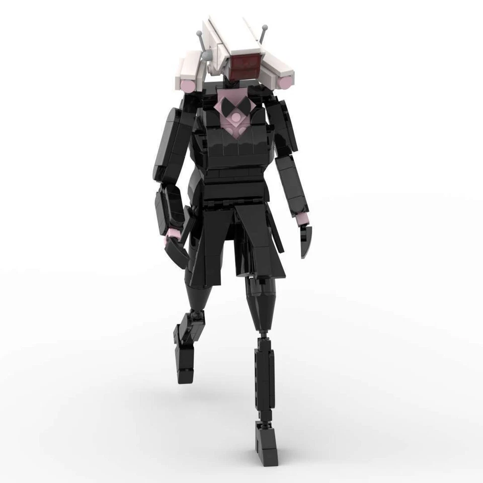 Skibidi Toilet Women's TV Man Surveillance Man Sound Man Building Blocks Model - Image 4 of 4