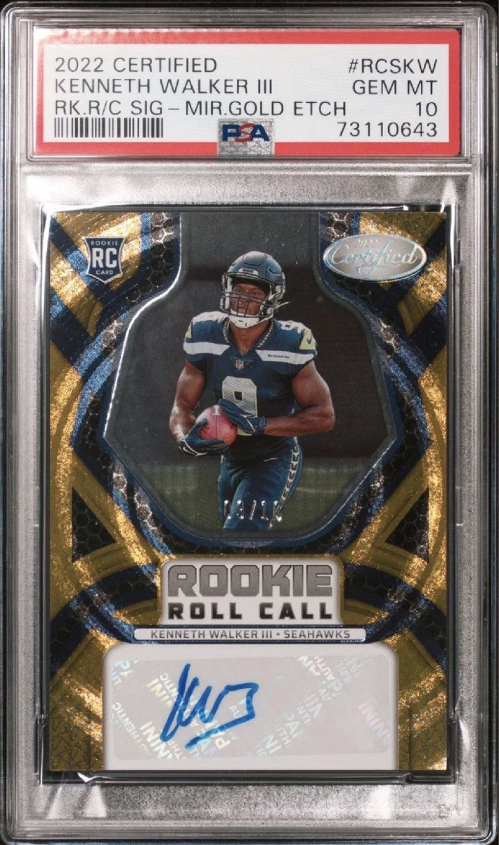 Kenneth Walker Ⅲ NFL　panini カード サイン 2022 Panini Certified Kenneth Walker III #RCS-KW for sale | eBay