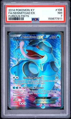 Seismitoad-EX graded PSA 7 for sale on eBay