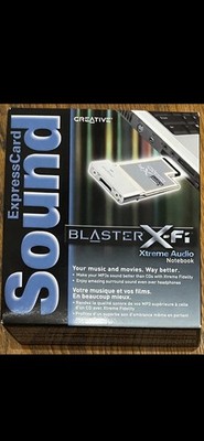 Creative SB0710EF Sound Blaster X-Fi Express Xtreme Audio Notebook NOS Sealed
