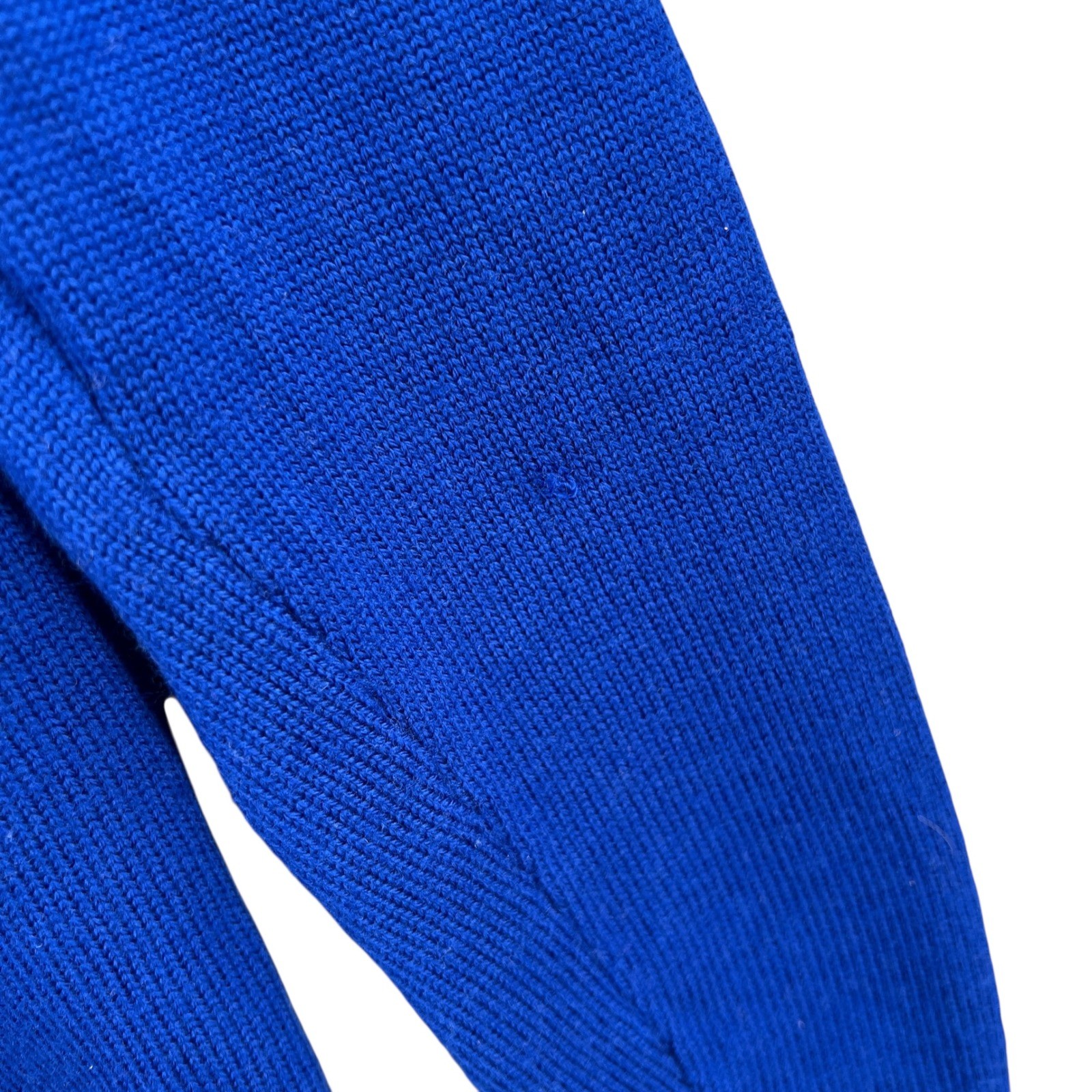 Opening Ceremony Sweater Blue Wool Hand Womens XS Flaw image 3