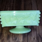 Vintage Westmoreland Jadeite Green Glass Paneled Grape Candy Trinket Dish — photo 7