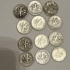 Roosevelt Dimes 12  1949, 1951 -2,1952,1957d -2 1958d,1961d, 1963d,1964d,1964-2