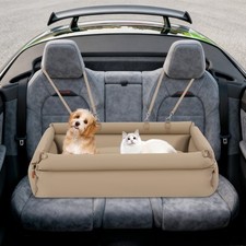 Foldable Pet Car Bed With Pp Cotton Cushion Portable For Cats Dogs Travel