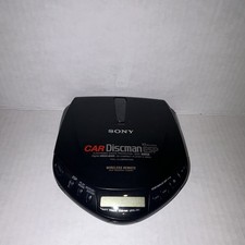 Sony D-M801 Car DiscMan Portable Compact Disc CD Player Tested and Working