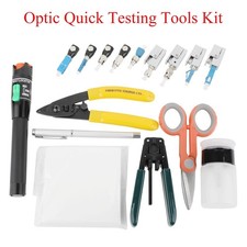 Fiber Optic Termination Tool Kit, Optic Quick Testing Tool Kit, FTTH Tool Set