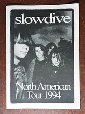 SLOWDIVE  North American Tour 1994 Program RARE