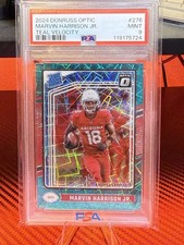 2024 Panini Donruss Optic Rookie Marvin Harrison Jr. #276 Teal Velocity Prizm 