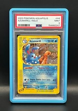 2003 Pokémon Aquapolis -Azumarill H4/H32 Holo Rare- PSA 9 - New Cert # Low Pop on eBay