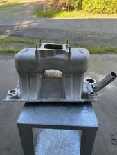 Vintage Edelbrock Tr1x Single 4 Tunnel Ram Sbc Gasser Intake Chevy Small Block Vintage Edelbrock Tr1x Single 4 Tunnel Ram Sbc Gasser Intake Chevy Small Block