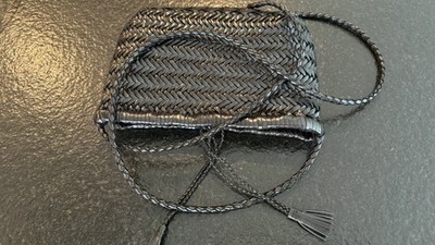 Dragon Diffusion Leder Handtasche Mini Schultertasche Schwarz