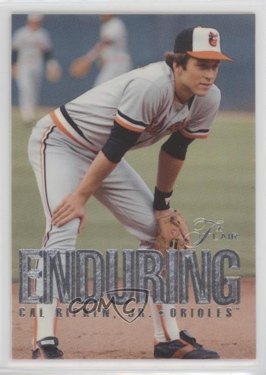 1995 Flair Cal Ripken Jr Enduring Cal Ripken Jr #1 HOF 10ba