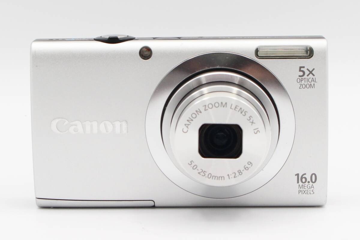 Canon Powershot A2400 IS Digital Camera 16.0MP 5x Zoom Silver With