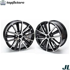 2PCS NEW 18" Machined & Black Replacement Wheel for Toyota Camry 2021-2023 Rim