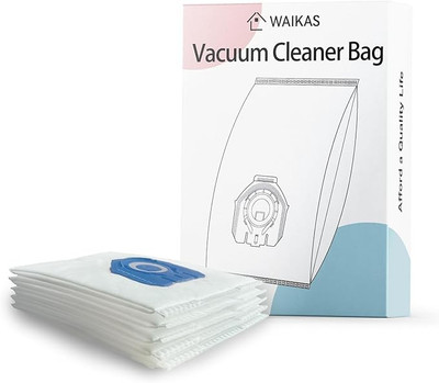 WAIKAS Staubsaugerbeutel kompatibel mit Miele Staubsauger, 5 x Packungen à 2