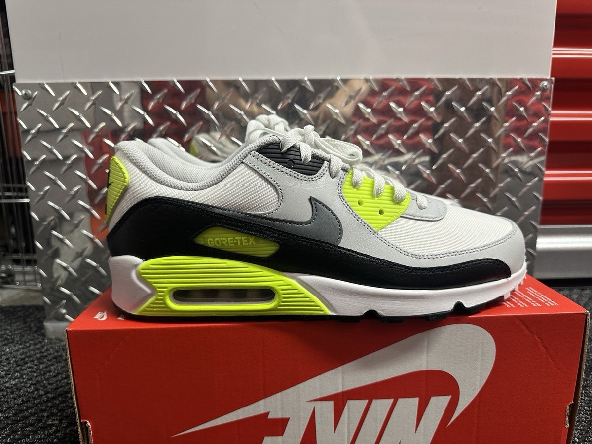 Nike Air Max 90 GTX Gore-Tex Summit White/Cool Grey-Volt