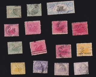 Western Australia Swan Stamps Mint and Used A54
