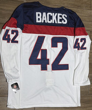 David Backes 2014 Sochi Olympics Team USA Hockey IIHF Nike White Jersey Size XL