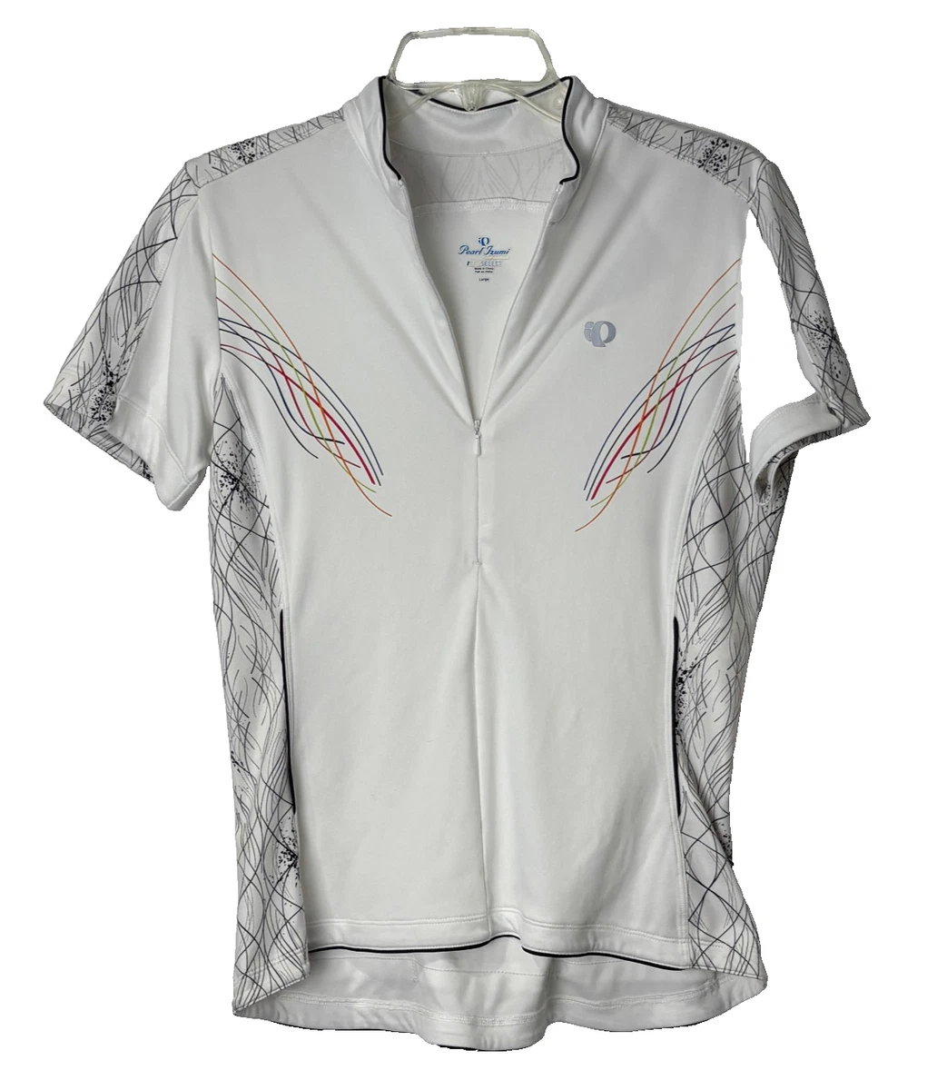 Maillot Cyclisme Pearl Izumi 2016 - XXL - Blanc Gris Noir - Très Bon état