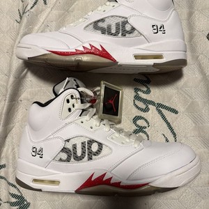 Air Jordan 5 Supreme White | eBay