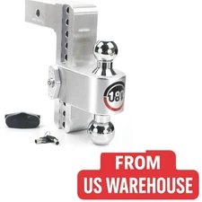 Weigh Safe CTB8-2.5 180° Hitch Aluminum 8″ Drop for 2.5″ Receiver Hitch, new