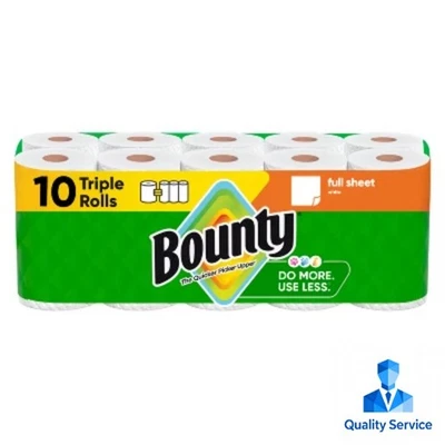 Bounty Full Sheet Paper Towels Triple 10ct
