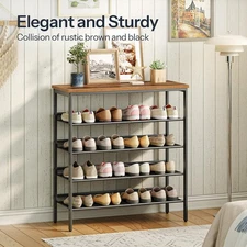 HOOBRO Shoe Rack Shoe Storage 16-20 Pairs of Shoes 29.5’’W x 11.8’’D x 31.8’’H