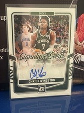 2024-25 Panini Donruss Optic - Signature Series Chris Livingston #SS-LIV (AU)