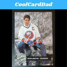 Ralph Macchio 1991-92 Pro Set Hockey Platinum Celebrity Captain NY Islanders