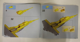 LEGO Star Wars Naboo Starfighter #75092 Instruction Book Manual ONLY