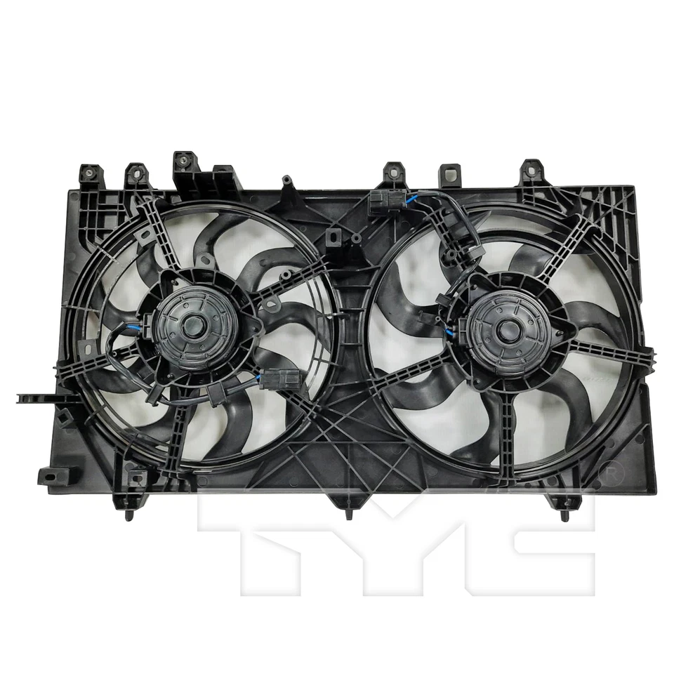 Conjunto de ventilador de refrigeración de radiador y condensador para 20-25 Subaru Outback 2,4 L con turbo Foto 2 de 4