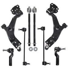 8Pcs Front Lower Control Arms Ball Joint Sway Bar Link Kit For 13-18 Ford Escape