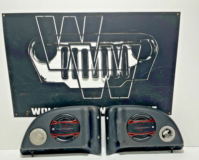 03-06 Jeep TJ Wrangler Overhead Soundbar Dome Light Speaker Pods Dual Upgrade