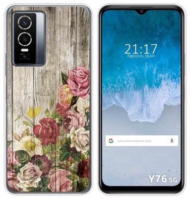 Custodia In Silicone Antishock Per Vivo Y76 5G Design Adventure Time