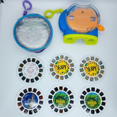 Horizontal Model O w/ Clip Blue Green Orange 3D View-Master Viewer