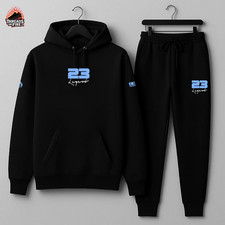Men's Black Hoodie Joggers 23 Legend Sporty Sweatsuit To Match Jordan 11 Gamma