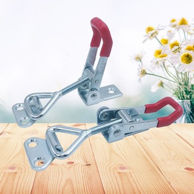 2Pcs Toggle Clamp Quick Release Hold Down Clamp for Welding Molds Metal