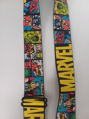 Buckle Down Marvel Comic Strip Book Guitar Strap Musical Accesories Spiderman - 第 4/10 張圖片