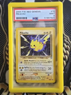 pikachu pokemon card 70 111 Pikachu 1st Edition - Neo Genesis 70/111 Pokemon Cards
