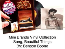 Mini Brands Vinyl Really Works Song Beautiful Things By Benson Boone  
